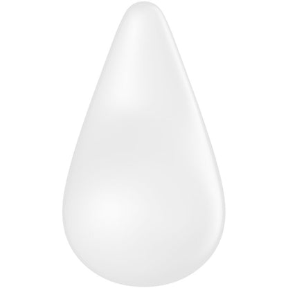 SATISFYER - DUGGDRÅPEVIBRATOR FOR PÅLEGGING HVIT