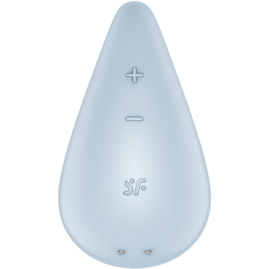 SATISFYER - DUGGDRÅPEVIBRATOR LAY-ON BLÅ