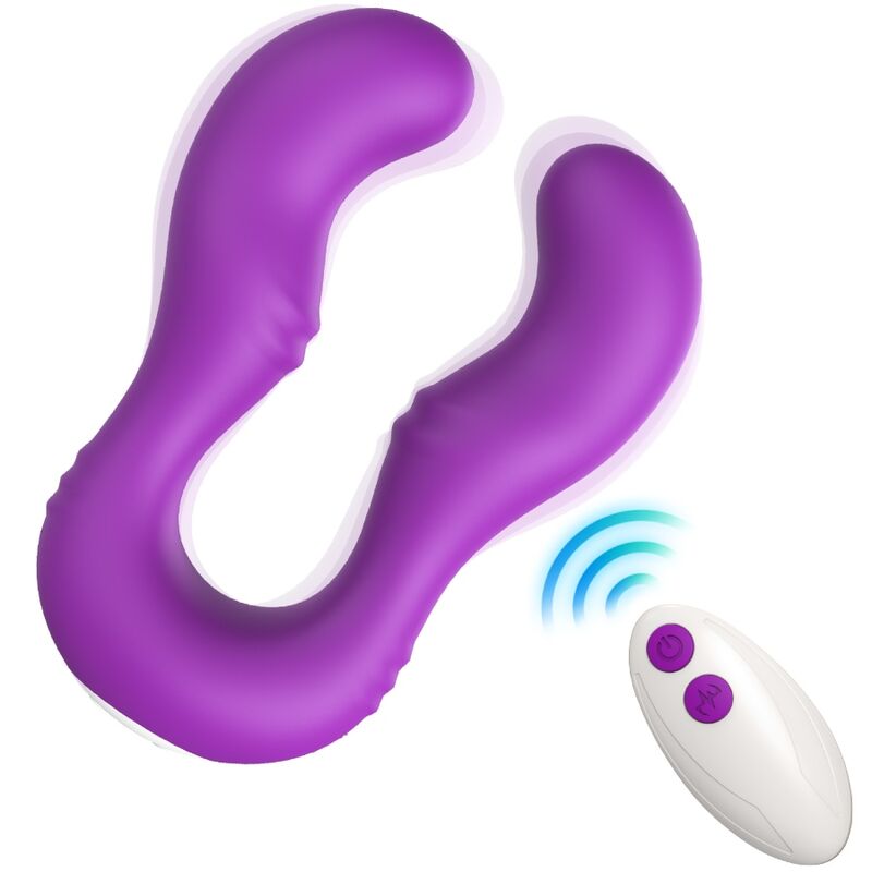 ARMONY - SERAPH VIBRATOR DOBBEL FJERNKONTROLL LILLA