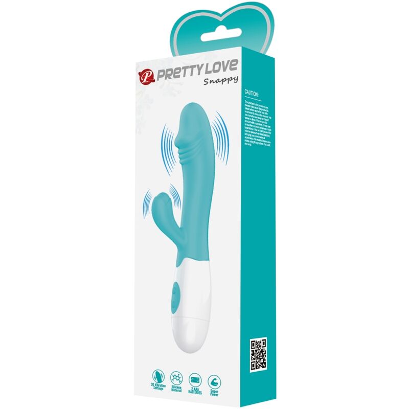 PRETTY LOVE - SNAPPY G-PUNKTVIBRATOR AQUA GRØNN
