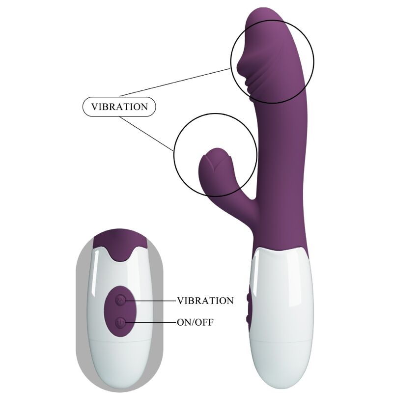 PRETTY LOVE - SNAPPY G-PUNKT VIBRATOR LILLA