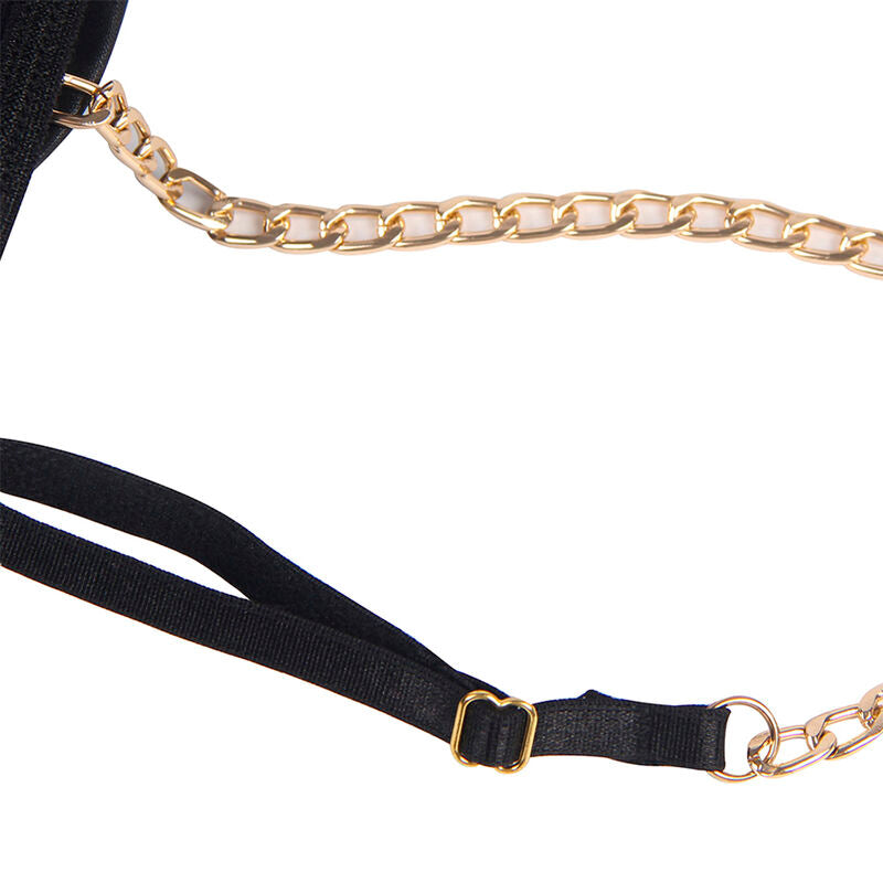 SUBBLIME - SVART KJEDEBØLGEDRAKTE S/M