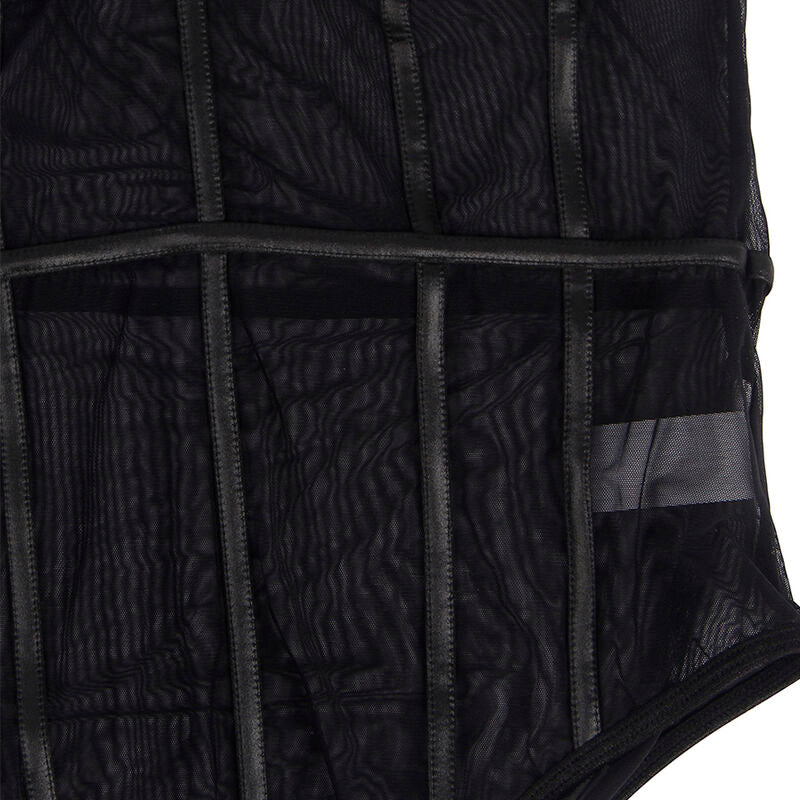 SUBBLIME - SVART KJEDEBØLGEDRAKTE S/M