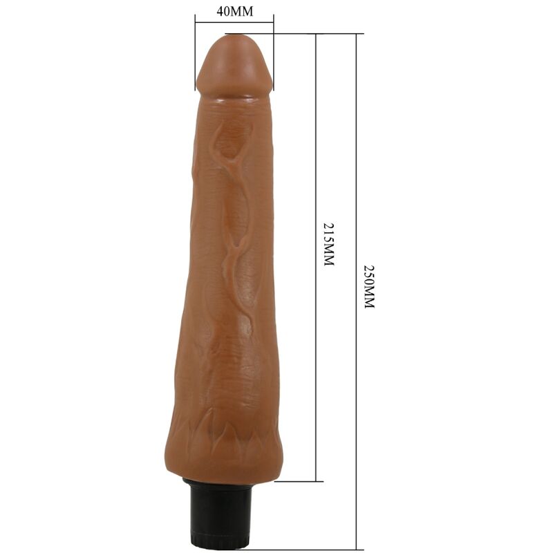 PRETTY LOVE - ALFREDO REALISTISK VIBRATOR 21,5 CM -O- 4 CM