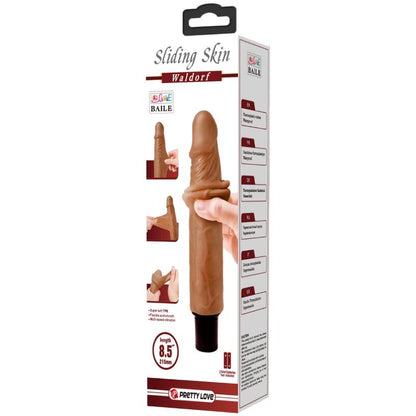 PRETTY LOVE - WALDORF REALISTISK VIBRATOR 18 CM -O- 4 CM