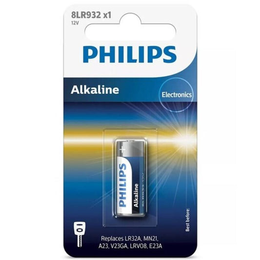 PHILIPS - ALKALISK BATTERI 12V LR23A MN21 8LR932 BLISTER*1