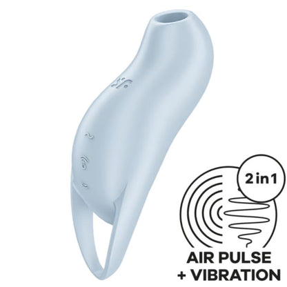 SATISFYER - POCKET PRO 1 KLITORISSTIMULATOR LYSEBLÅ