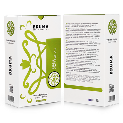 BRUMA - VÆSKEVIBRATOR ULTRA GLIDENDE VANNMELON 15 ML
