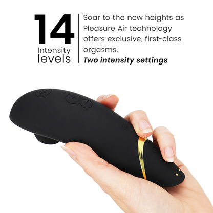 WOMANIZER - PREMIUM 2 KLITORISTIMULATOR SVART
