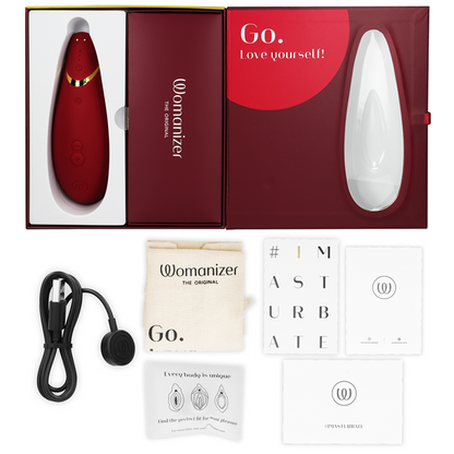 WOMANIZER - PREMIUM 2 KLITORISTIMULATOR BORDEAUX