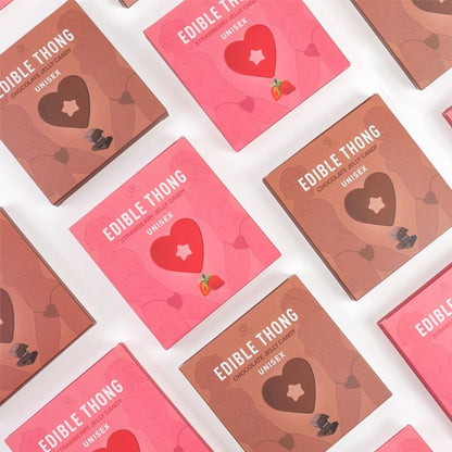 HEMMELIG LEK - JORDBÆR GUMMY THONG