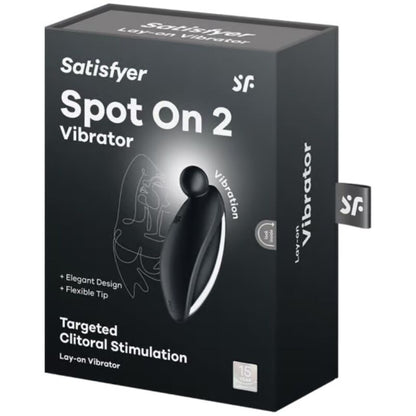 SATISFYER - SPOT ON 2 LAY-ON VIBRATOR SVART