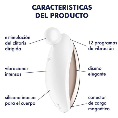 SATISFYER - SPOT ON 2 LAY-ON VIBRATOR HVIT