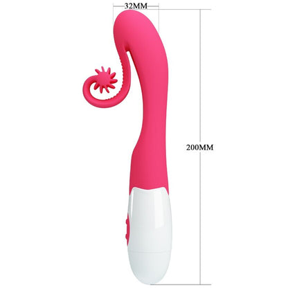 ROMANCE - ROSA VIBRATOR OG STIMULATOR 30 HASTIGHETER