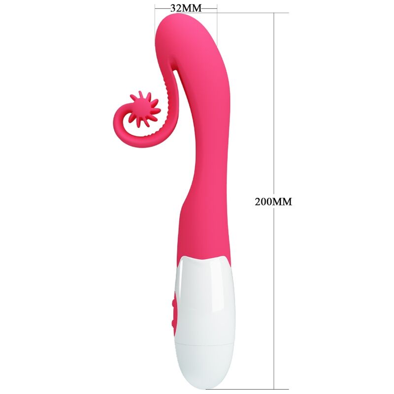 ROMANCE - ROSA VIBRATOR OG STIMULATOR 30 HASTIGHETER