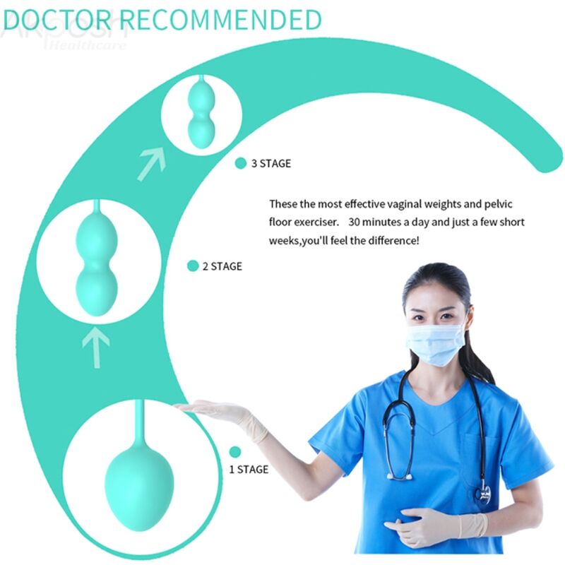 ARMONY - ANABIOSIS VAGINAL HANTLE 3 NIVÅER GRØNN