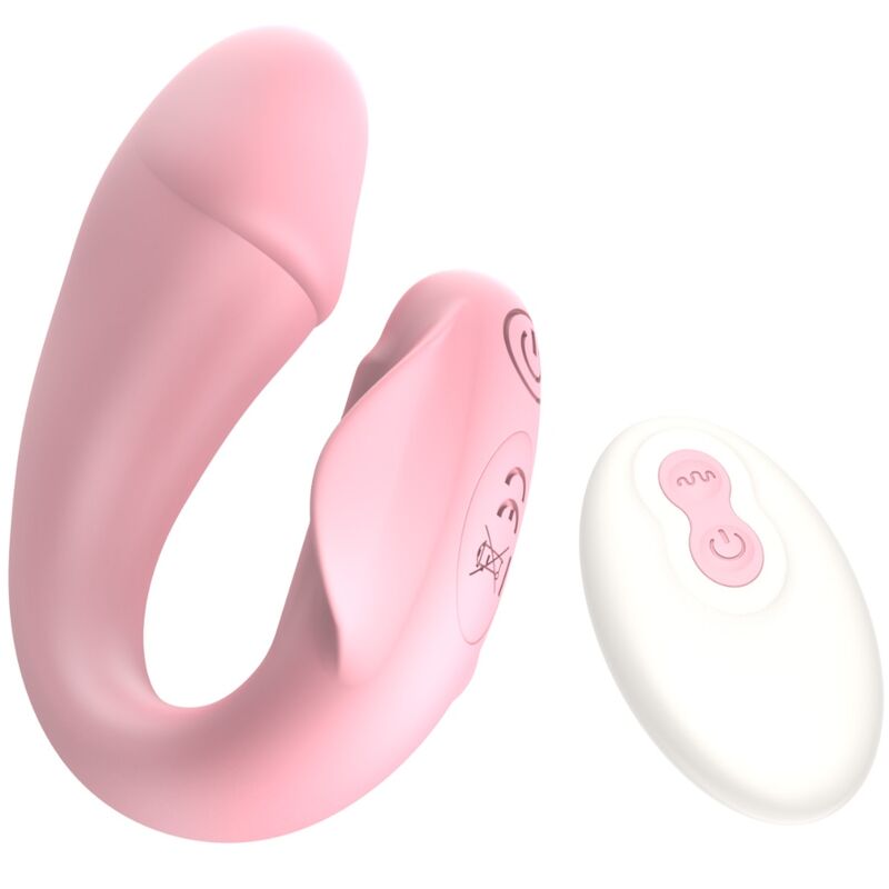 ARMONY - FRESHFUN CICI STAP-ON VIBRATOR FJERNKONTROLL OG APP 10 VIBRASJONER ROSA