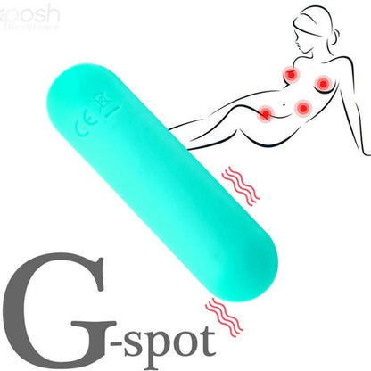 ARMONY - SPLASH HAHA VIBRATOR KULE SILIKON 10 VIBRASJONER 75 X 19 CM GRØNN