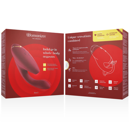 WOMANISER - DUO 2 STIMULATOR BORDEAUX