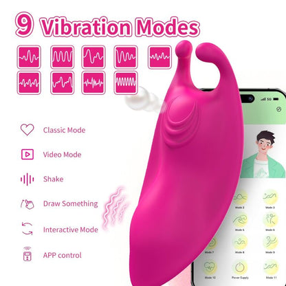 ARMONY - HONEYBEE TRUSEVIBRATOR MED G-PUNKTSVIBRATOR I FUKSIA - GRATIS APP