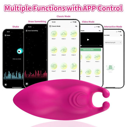 ARMONY - HONEYBEE TRUSEVIBRATOR MED G-PUNKTSVIBRATOR I FUKSIA - GRATIS APP
