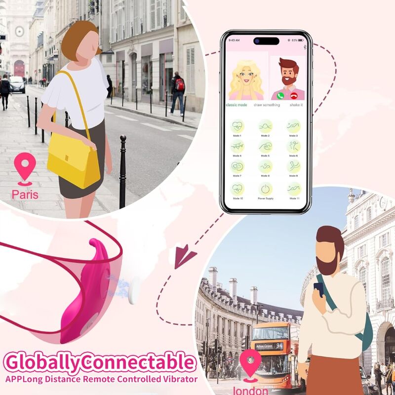 ARMONY - HONEYBEE TRUSEVIBRATOR MED G-PUNKTSVIBRATOR I FUKSIA - GRATIS APP