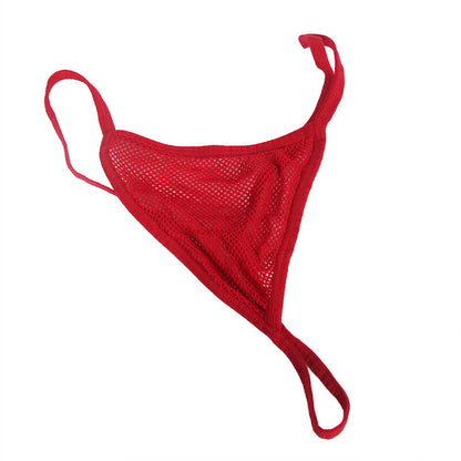 SUBBLIME - 952181 FISHNETTING BODYSTOCKING MED HANSKER OG DIAMANTER RØD EN STØRRELSE