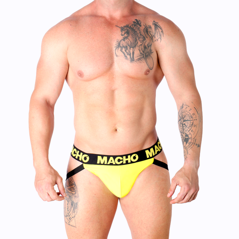 MACHO - MX25A JOCK LYCRA GUL L