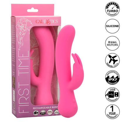 CALEXOTICS - FØRSTE GANGS VIBRATOR KANIN OPPLADBAR ROSA