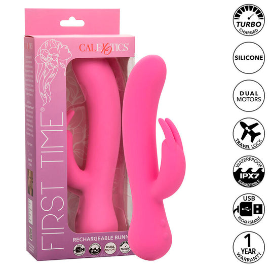 CALEXOTICS - FØRSTE GANGS VIBRATOR KANIN OPPLADBAR ROSA
