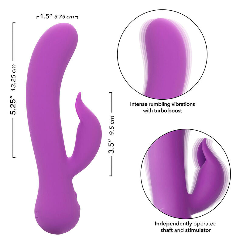 CALEXOTICS - FØRSTEGANGSVIBRATOR PLEASER OPPLADBAR LILLA