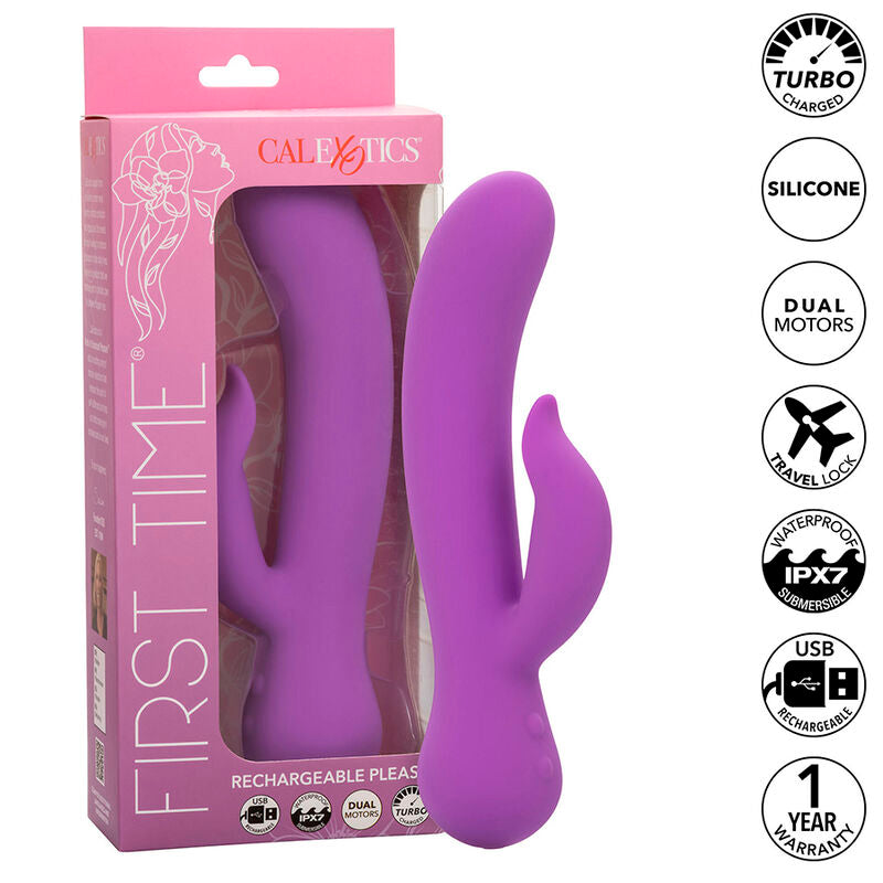 CALEXOTICS - FØRSTEGANGSVIBRATOR PLEASER OPPLADBAR LILLA