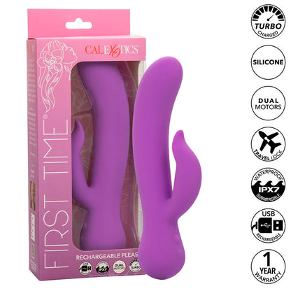 CALEXOTICS - FØRSTEGANGSVIBRATOR PLEASER OPPLADBAR LILLA