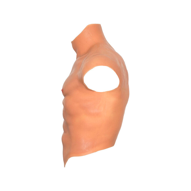 SKJULT ØNSKE - ALTER EGO SILIKON HERRETORSOSKJORTE MED ABS-FLESH