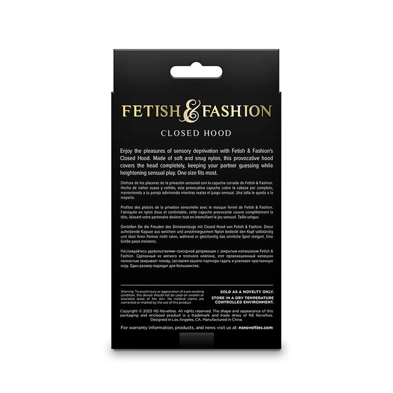 NS NOVELTIES - FETISH &amp; FASHION LUKKET HETTE NYLON HVIT