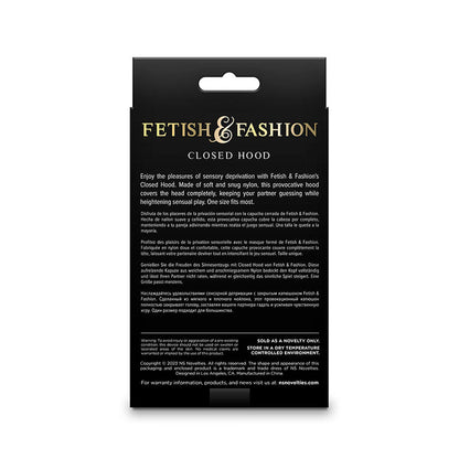 NS NOVELTIES - FETISH &amp; FASHION LUKKET HETTE NYLON HVIT