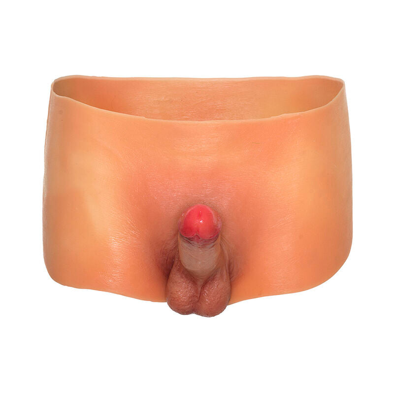 SKJULT BEGYNNELSE - ALTER EGO BOXERSHOT MED PENIS 18 CM STØRRELSE S/M