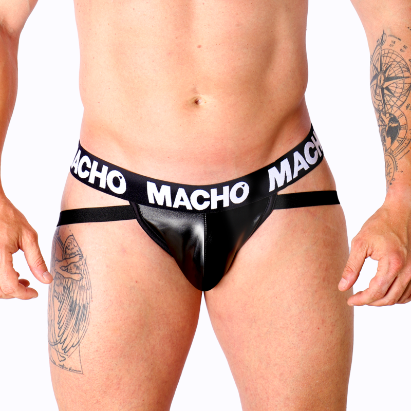 MACHO - MX25NC JOCK SVART SKINN XL