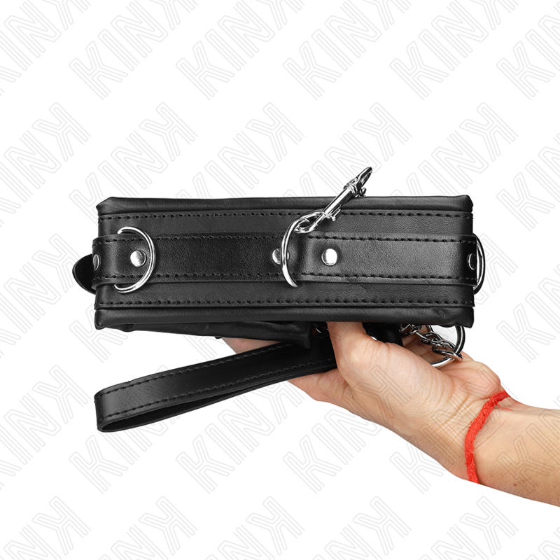 KINK - TUNG HALSKE MED BELTE 65 CM MODELL 4 JUSTERBAR 36,5-50 CM