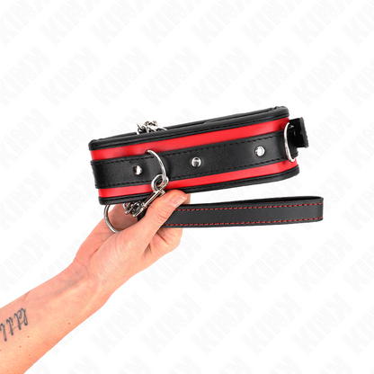 KINK - TUNG HALSKE MED BELTE 65 CM MODELL 2 JUSTERBAR 36,5-50 CM