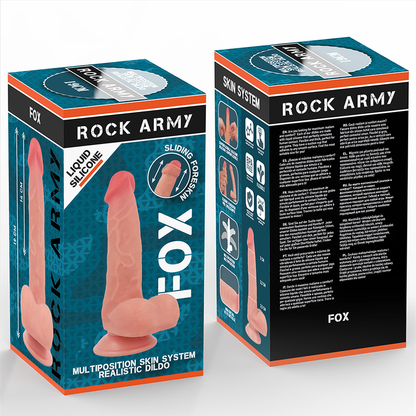 ROCKARMY - FLYTENDE SILIKON FOX 19 CM -O- 3,2 CM