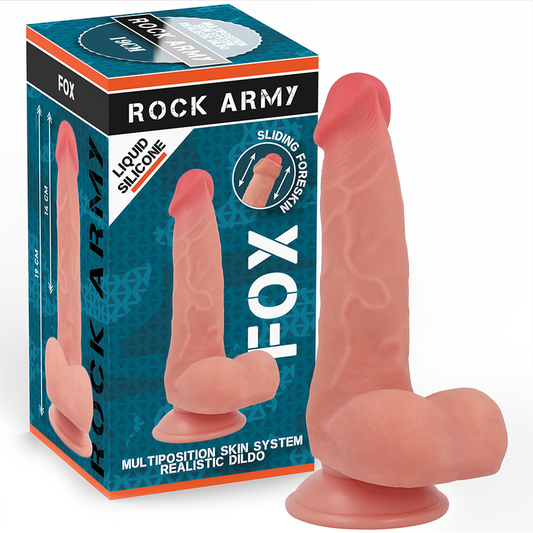 ROCKARMY - FLYTENDE SILIKON FOX 19 CM -O- 3,2 CM