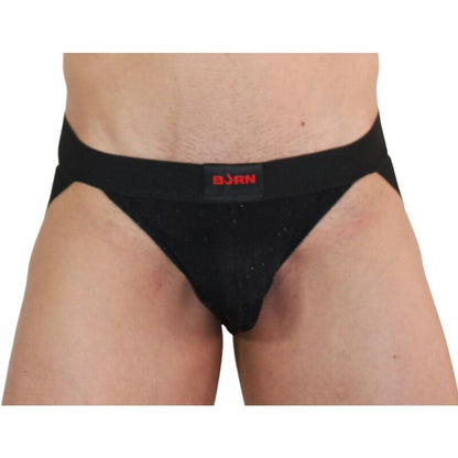 BURN - 003 JOCK SHINY SVART XL