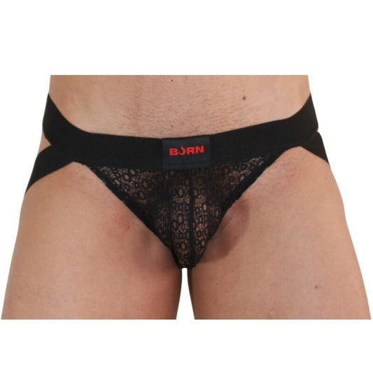 BURN - 005 JOCK LINGERIE SVART L