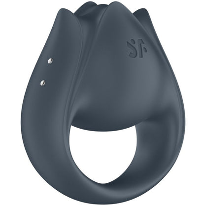 SATISFYER - PERFEKT PAR 2 MULTIVIBRATOR 2-I-1 PENISRING OG FINGERSTIMULATOR GRÅ