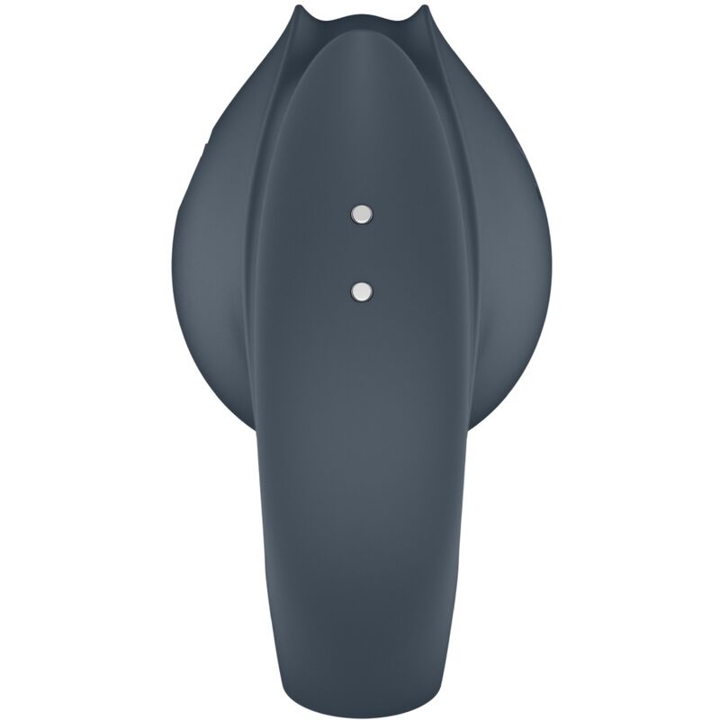 SATISFYER - PERFEKT PAR 2 MULTIVIBRATOR 2-I-1 PENISRING OG FINGERSTIMULATOR GRÅ