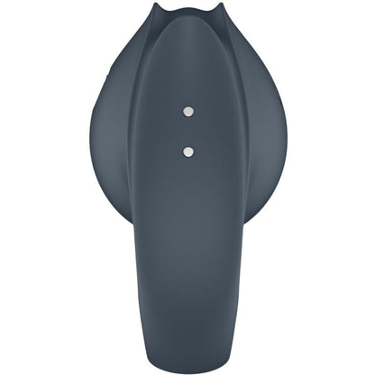 SATISFYER - PERFEKT PAR 2 MULTIVIBRATOR 2-I-1 PENISRING OG FINGERSTIMULATOR GRÅ