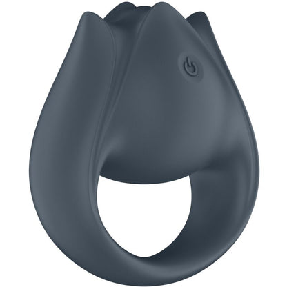 SATISFYER - PERFEKT PAR 2 MULTIVIBRATOR 2-I-1 PENISRING OG FINGERSTIMULATOR GRÅ