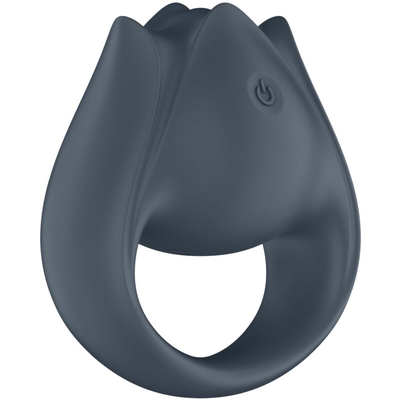 SATISFYER - PERFEKT PAR 2 MULTIVIBRATOR 2-I-1 PENISRING OG FINGERSTIMULATOR GRÅ