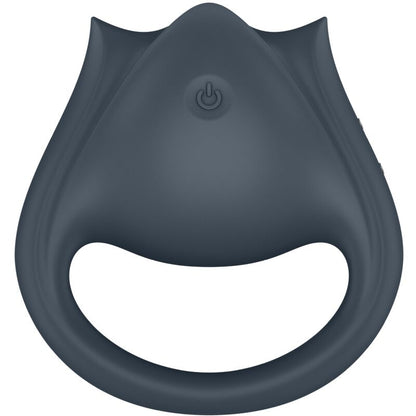 SATISFYER - PERFEKT PAR 2 MULTIVIBRATOR 2-I-1 PENISRING OG FINGERSTIMULATOR GRÅ